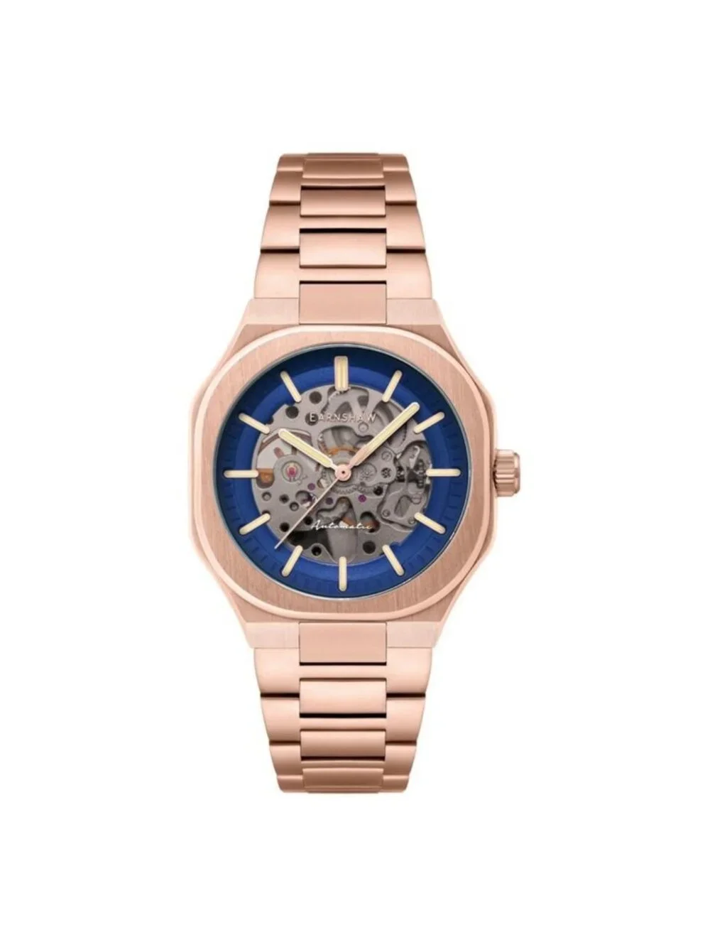 NWT Thomas Earnshaw Exeter Automatic Blue Dial Men's Watch
